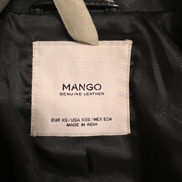 Leather Moto Jacket from Mango - Picture 2 of 12